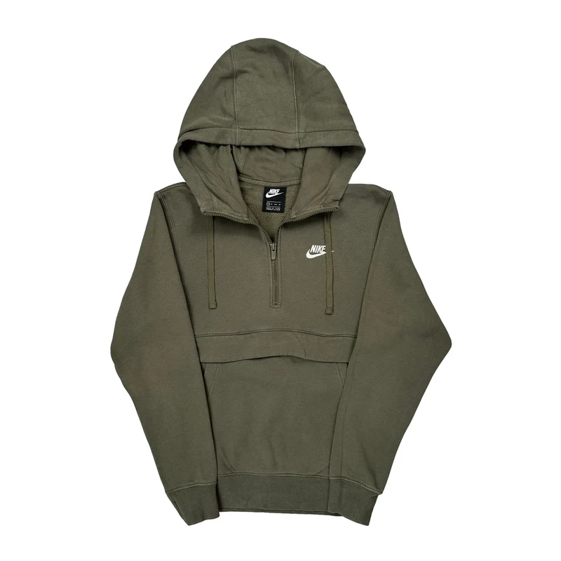 Nike Hoodie - XS Green Cotton