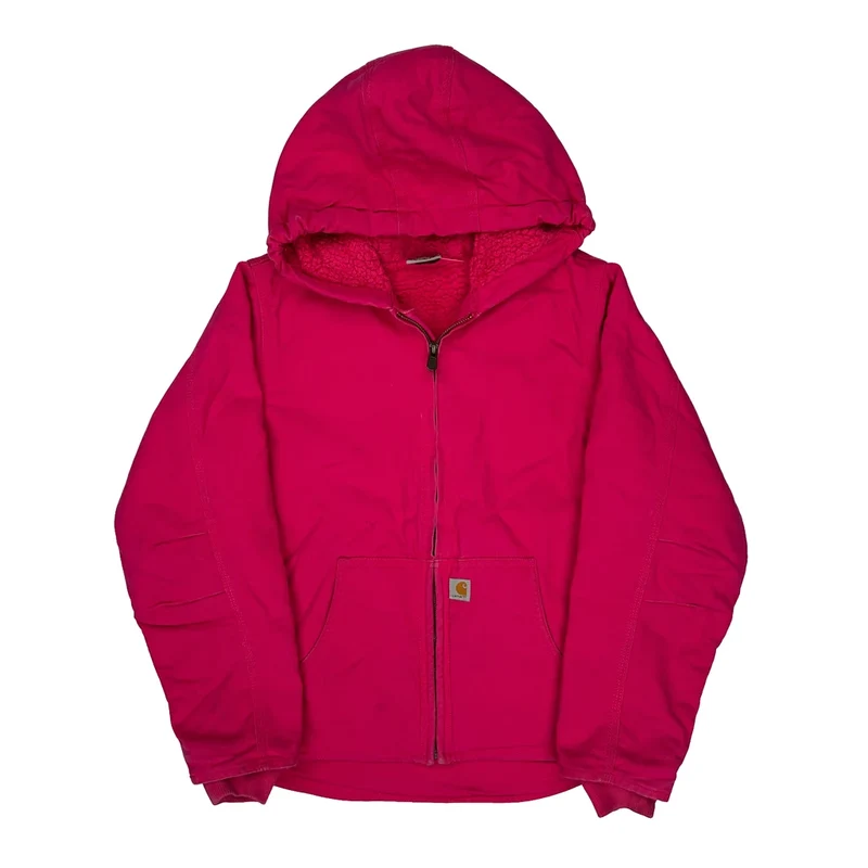 Age 10-12 Carhartt Jacket - Medium Pink Cotton