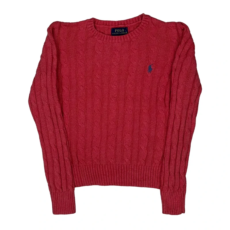 Age 6-7 Polo By Ralph Lauren Jumper - Small Pink Cotton
