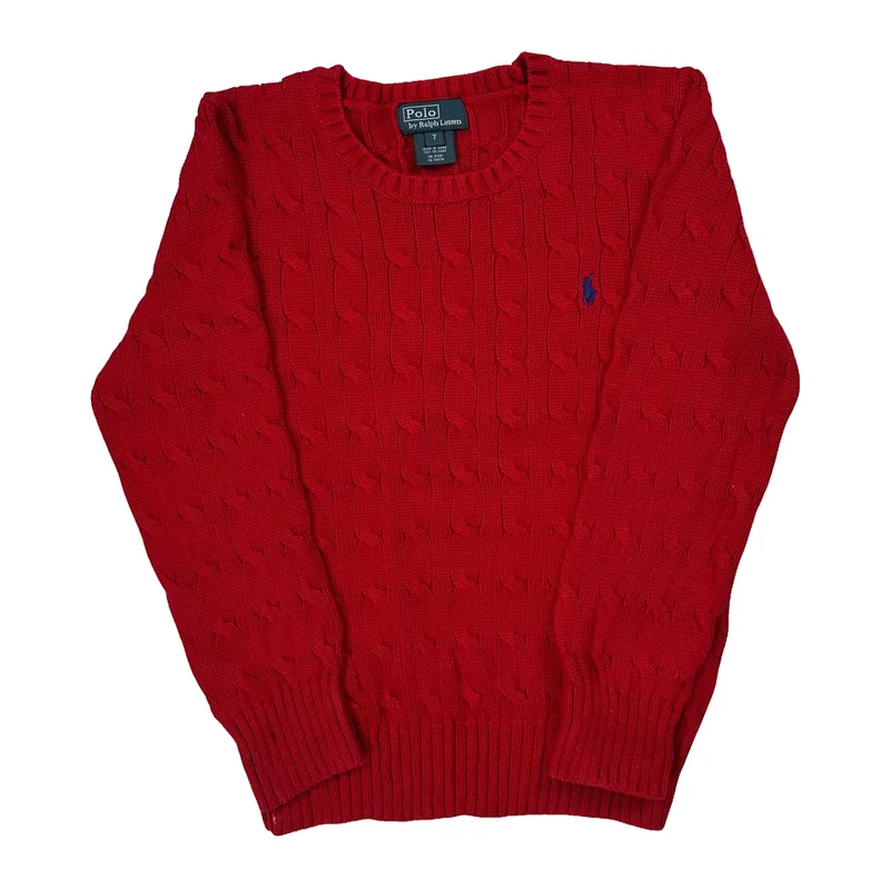 Age 6 Polo By Ralph Lauren Jumper - Small Red Cotton