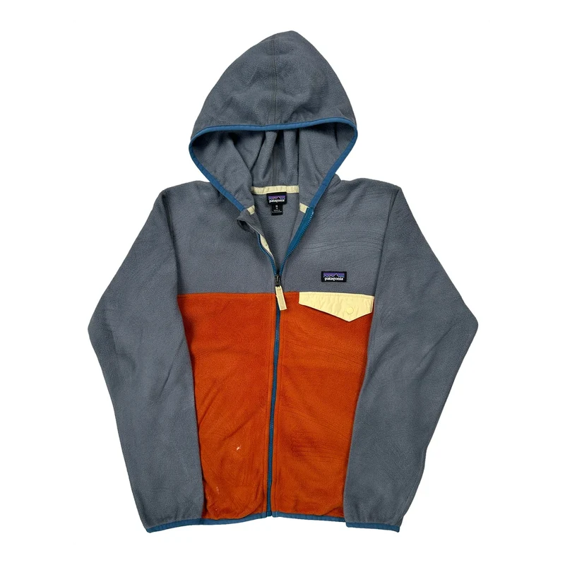 Age 10 Patagonia Hoodie - Medium Grey Polyester