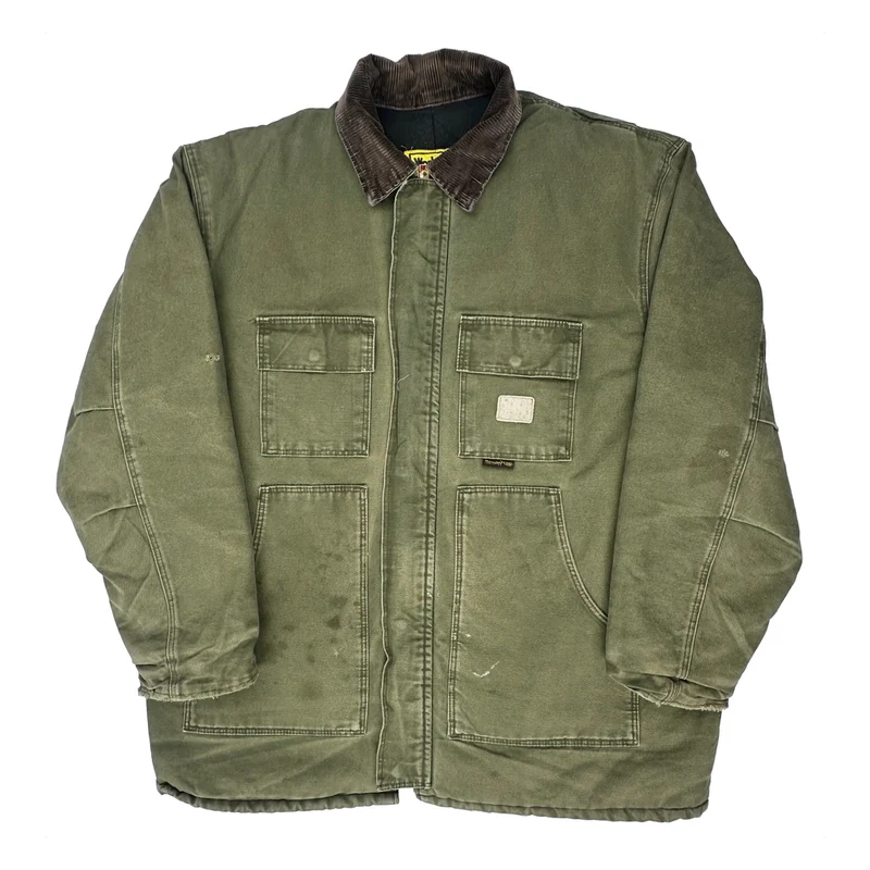 90S Workwear Arctic Jacket - XL Green Cotton