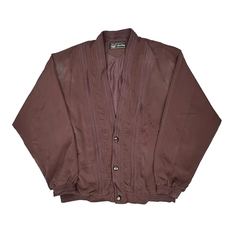 Chun Meng Cardigan Jacket - Medium Purple Polyester