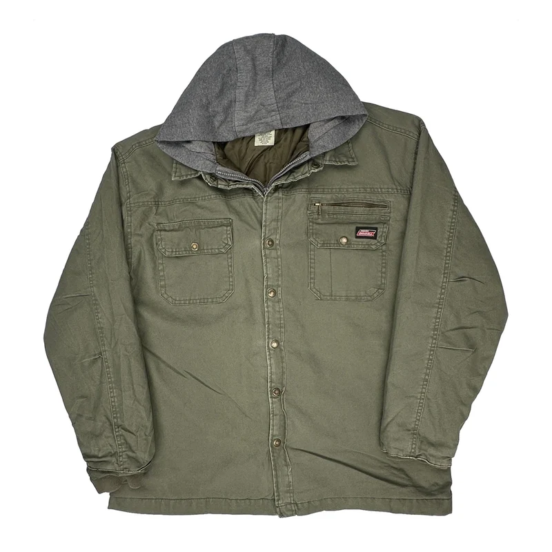 Dickies Jacket - 2XL Green Cotton