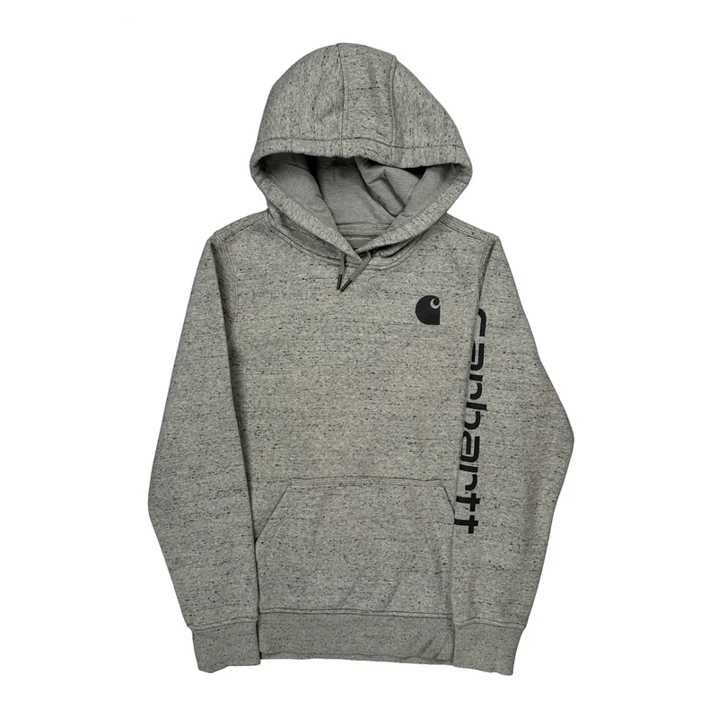Carhartt Hoodie - Medium Grey Cotton Blend