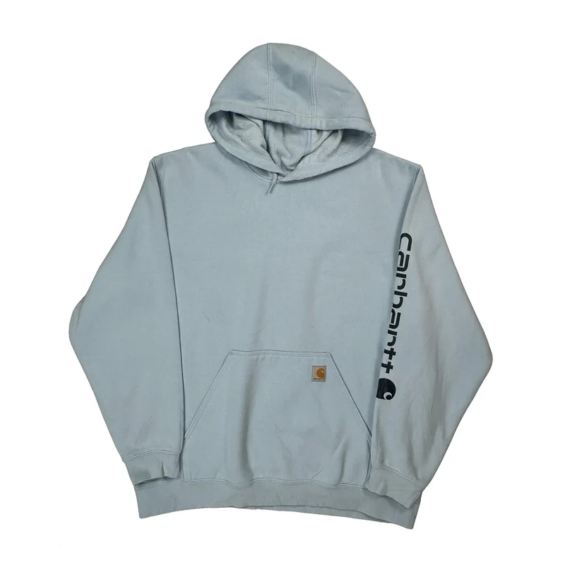 Carhartt Hoodie - 2XL Blue Cotton