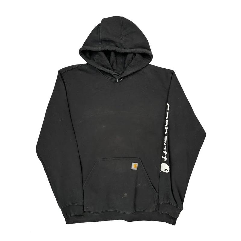 Carhartt Tall Hoodie - XL Black Cotton