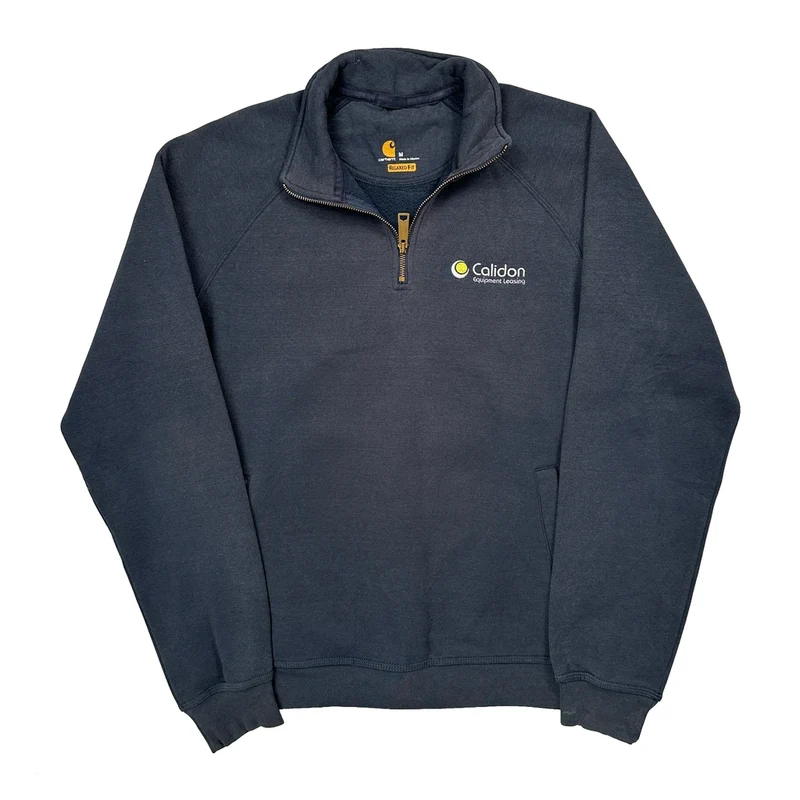 Carhartt 1/4 Zip - Medium Navy Cotton