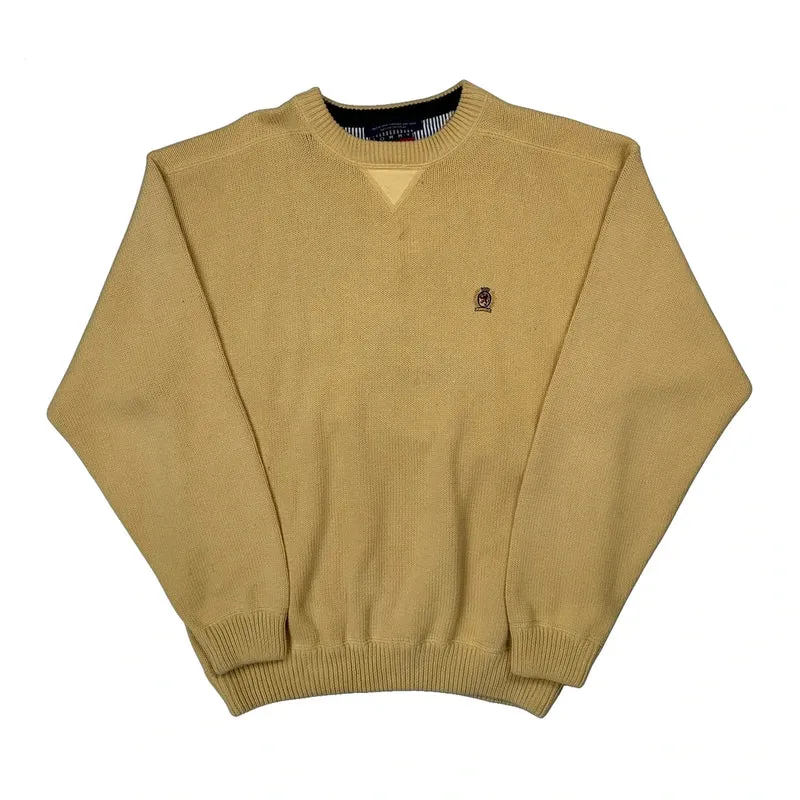 Tommy Hilfiger Jumper - Large Yellow Cotton