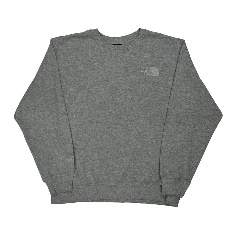The North Face Sweatshirt - Large Grey Cotton