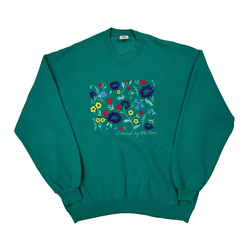 Crazy Shirts Sweatshirt - XL Green Cotton Blend