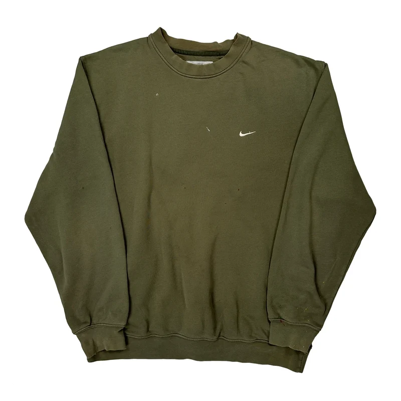 Nike Sweatshirt - XL Green Cotton