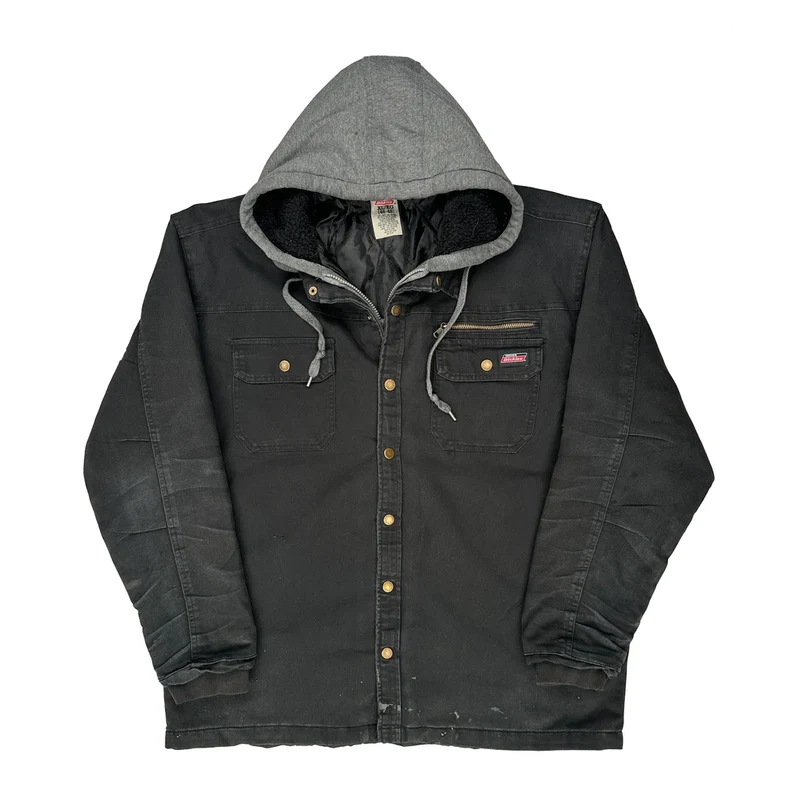 Dickies Jacket - XL Black Cotton Blend