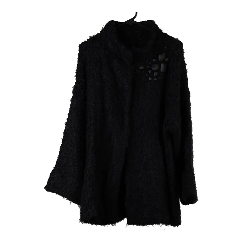Les Copains Jacket - Medium Black Wool Blend