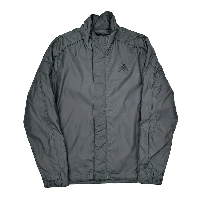 Adidas Jacket - Medium Gray Polyester
