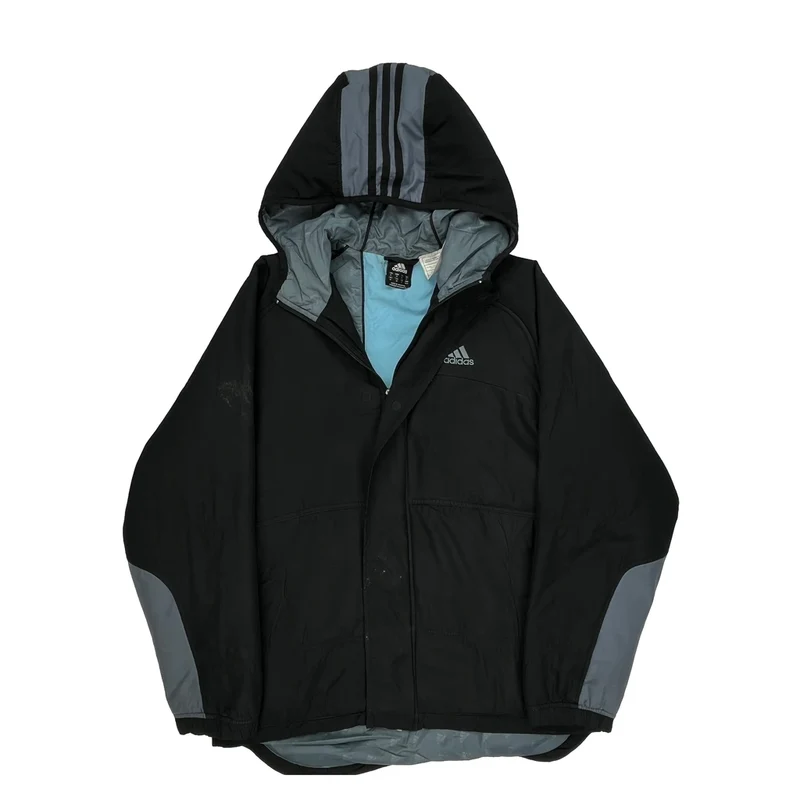 Adidas Jacket - Medium Black Polyester
