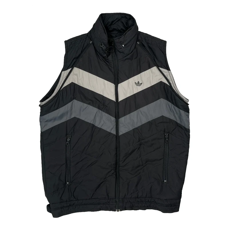 Adidas Vest - Small Gray Polyester