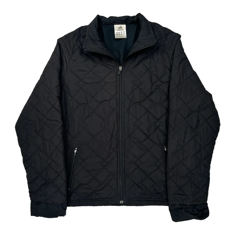 Adidas Jacket - Large Black Polyester