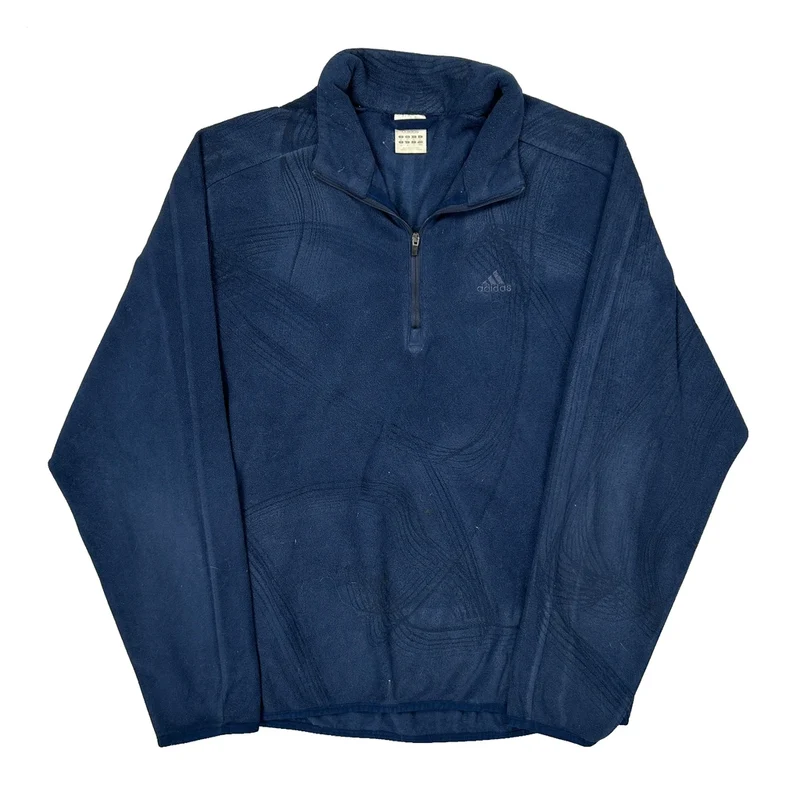 Adidas Fleece - Medium Blue Polyester