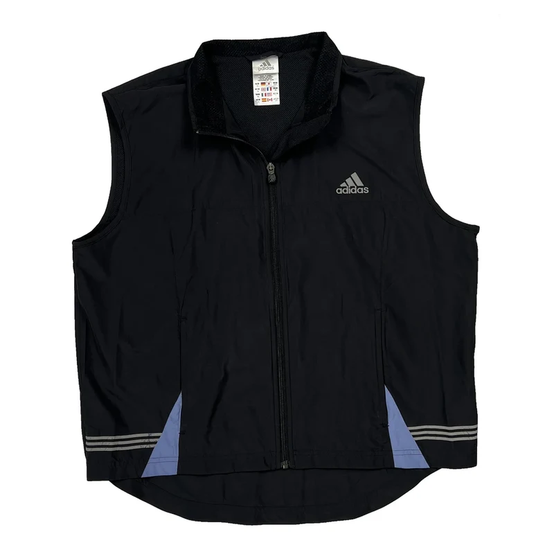 Adidas Vest - Large Black Polyester
