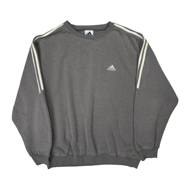 Adidas Sweatshirt - XL Gray Cotton