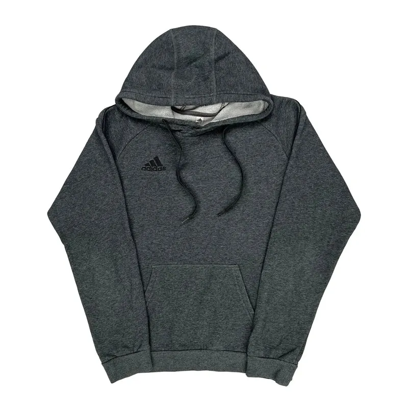 Adidas Hoodie - Small Gray Cotton Blend