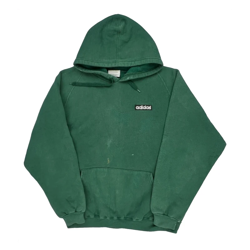Adidas Hoodie - XL Green Cotton