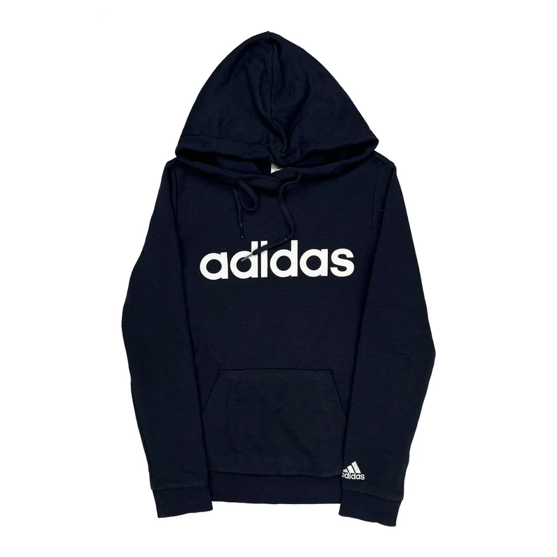 Adidas Hoodie - XS Navy Cotton Blend