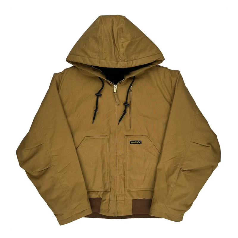 Walls Workwear Jacket - Medium Brown Cotton