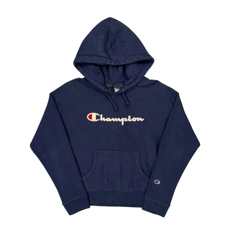 Reverse Weave Champion Hoodie - Medium Navy Cotton