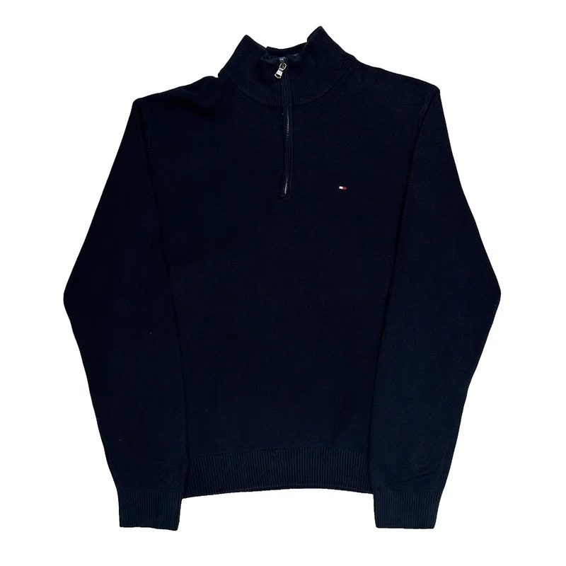 Tommy Hilfiger Jumper - Large Navy Cotton