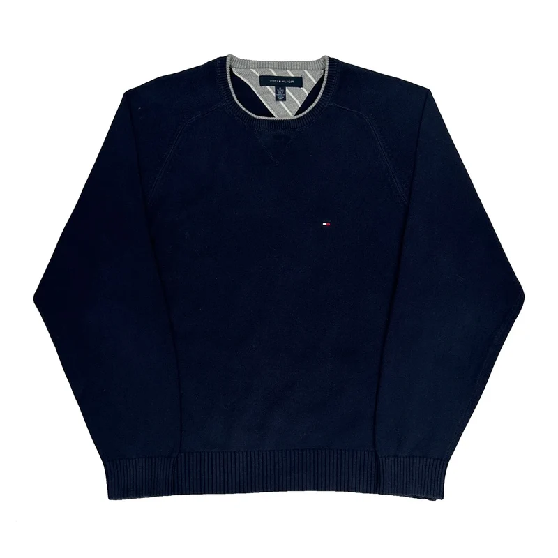 Tommy Hilfiger Jumper - XL Navy Cotton
