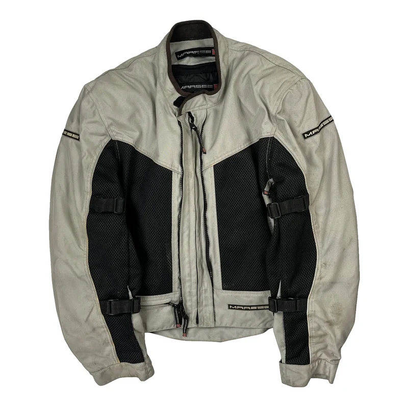 Biker Marsee Jacket - Medium Grey Polyester