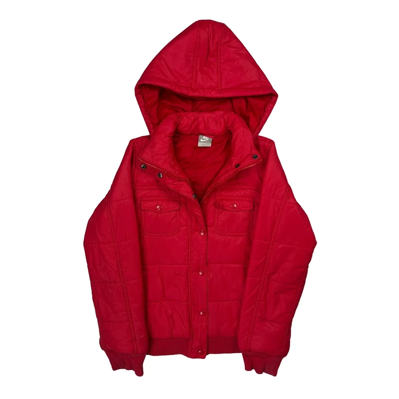 Nike Jacket - Medium Red Polyester