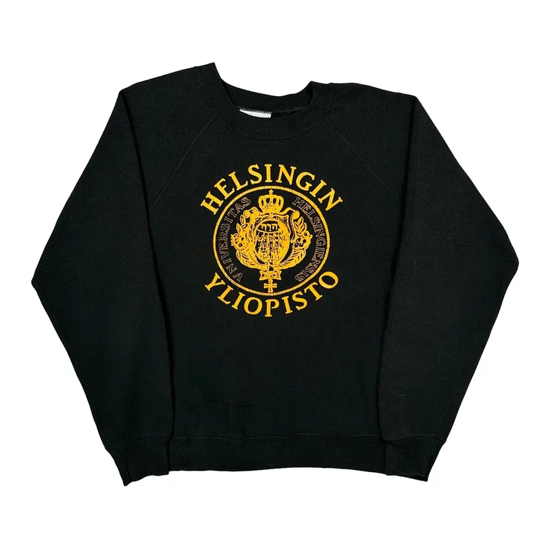 Helsingin Yliopisto Bassett Walker College Sweatshirt - XL Black Cotton