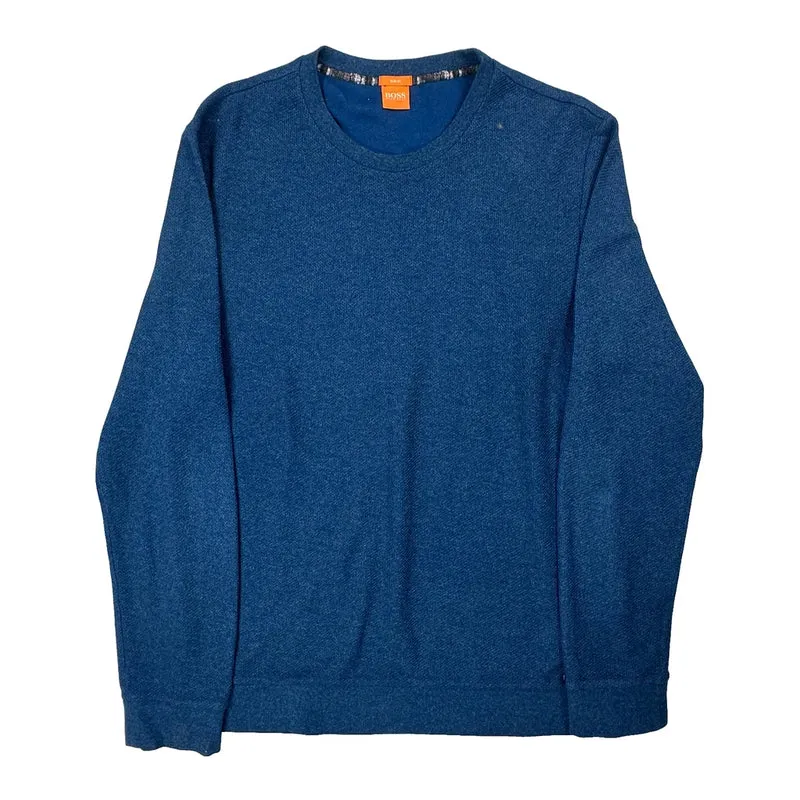 Boss Slim Fit Sweatshirt - 2XL Blue Cotton