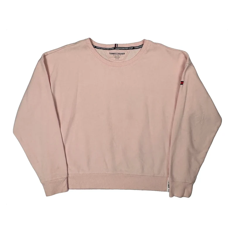 Tommy Hilfiger Sweatshirt - Large Pink Cotton