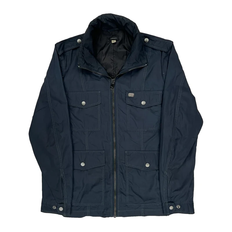 Diesel Jacket - Large Navy Polyester