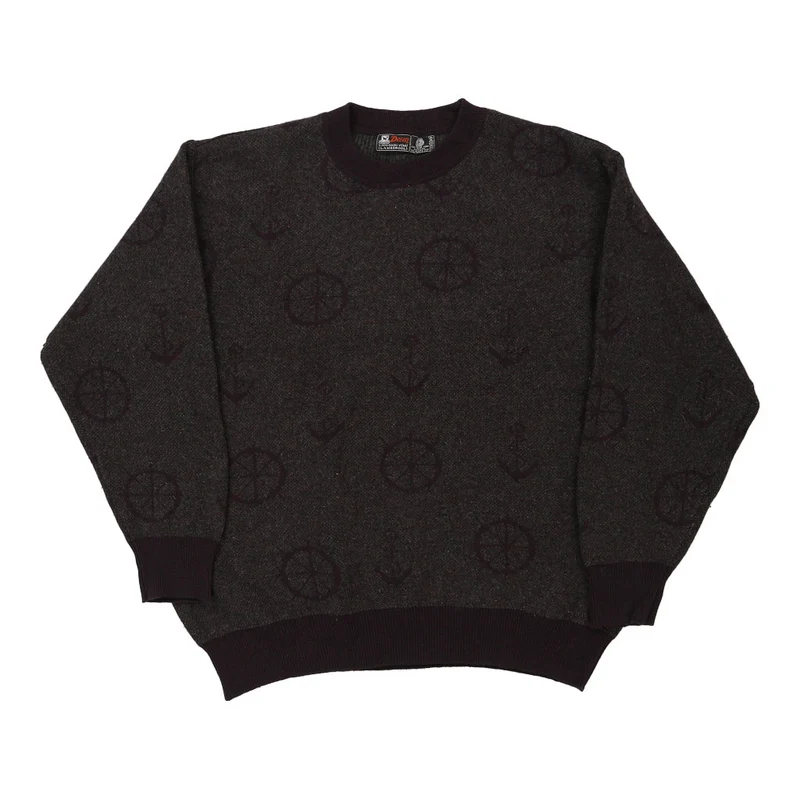 Desen Jumper - XL Brown Wool