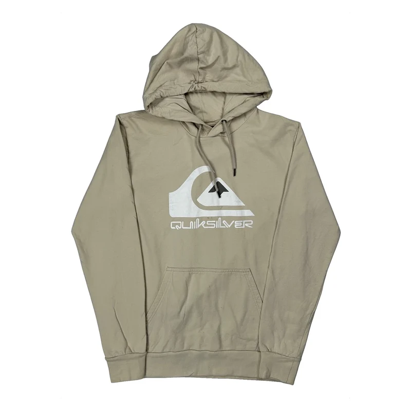 Quiksilver Hoodie - Medium Beige Cotton