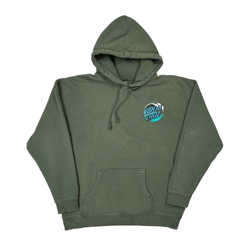Santa Cruz Hoodie - XL Green Cotton