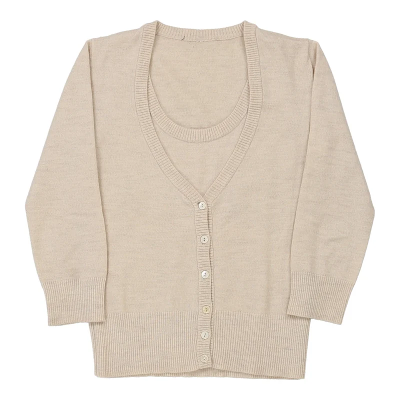 Dolce & Gabbana Jumper - Medium Beige Wool Blend