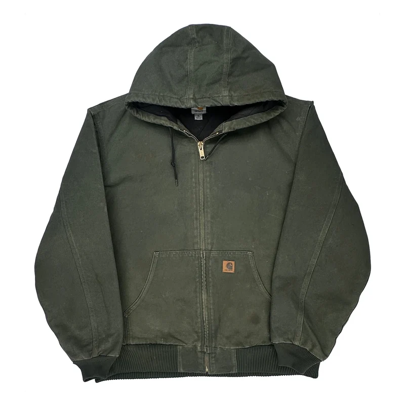 Carhartt Tall Jacket - XL Green Cotton