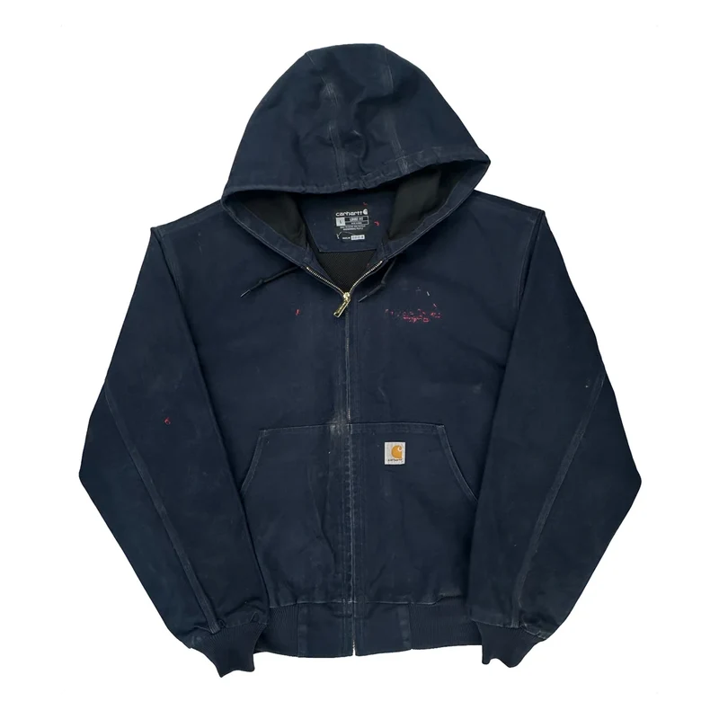 Carhartt Jacket - Large Navy Cotton