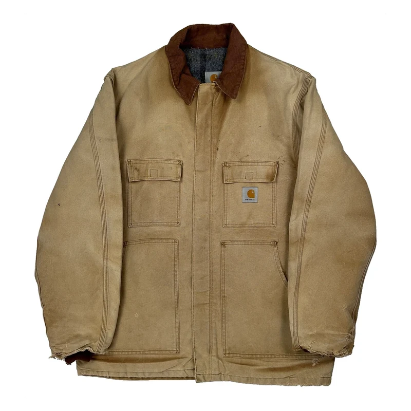 Carhartt Jacket - Large Beige Cotton