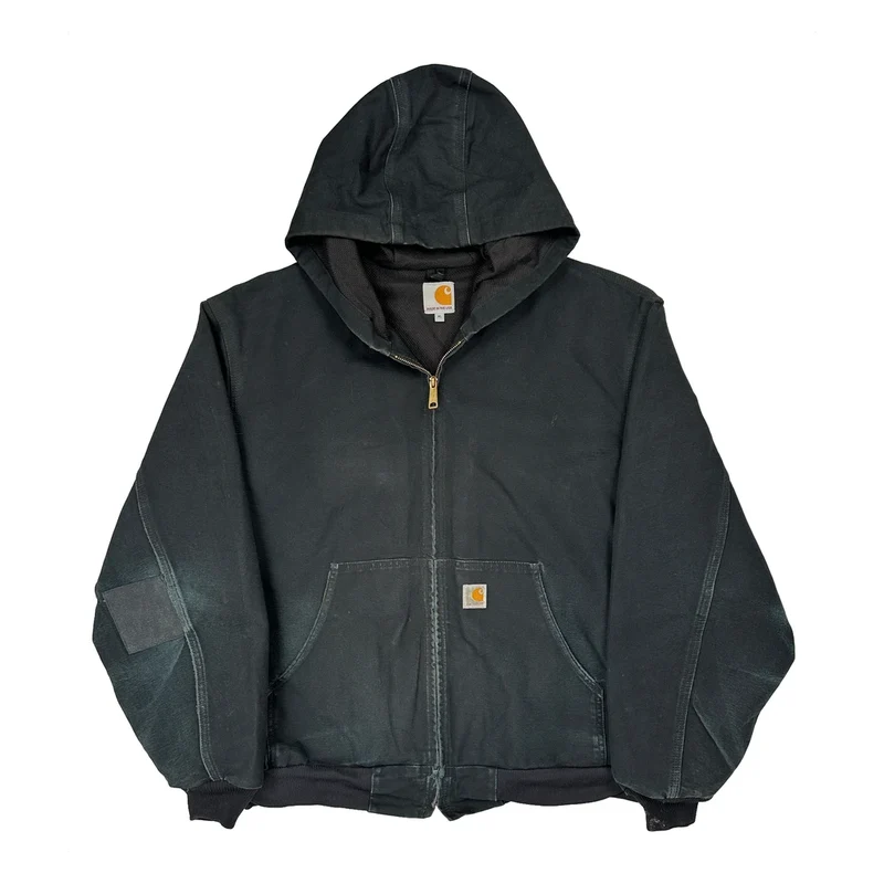 Made In USA Carhartt Jacket - XL Black Cotton