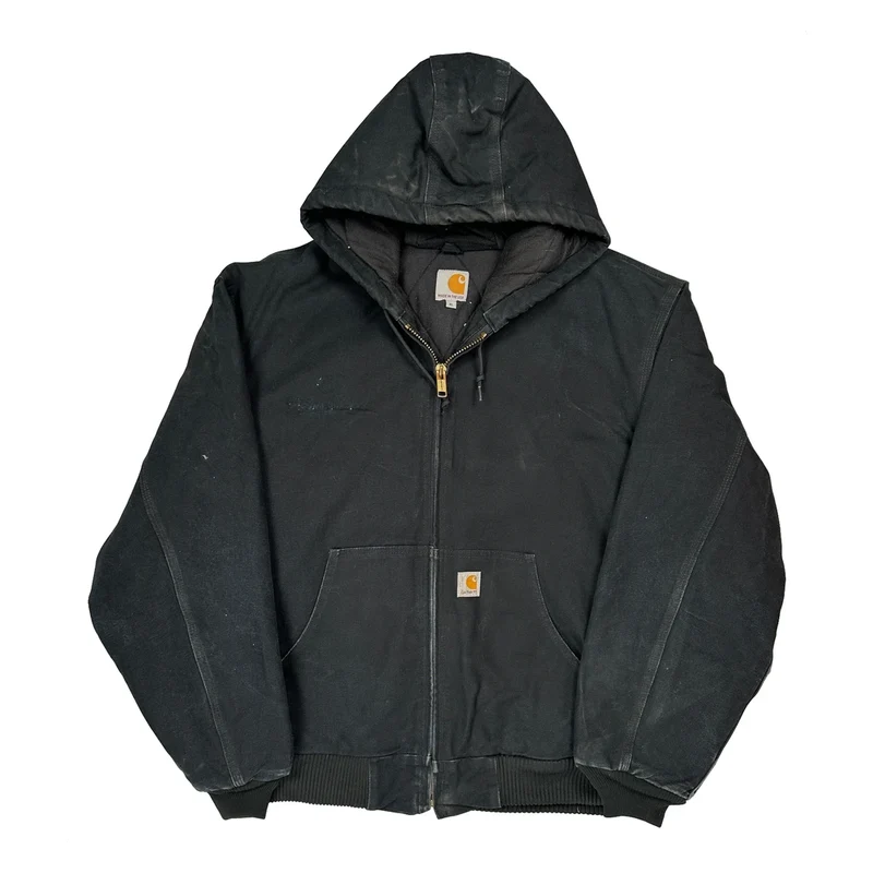 Made In USA Carhartt Jacket - XL Black Cotton