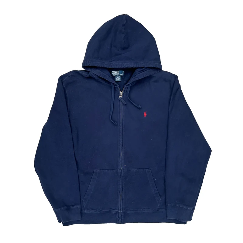 Polo By Ralph Lauren Hoodie - 2XL Navy Cotton