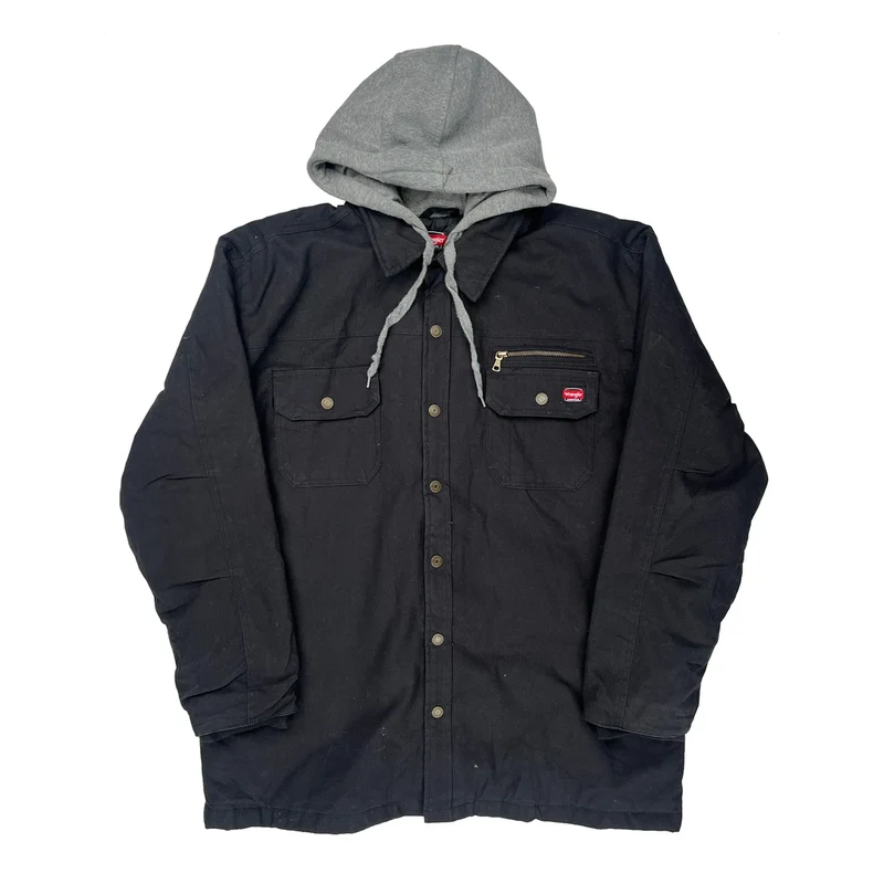 Wrangler Jacket - XL Black Cotton