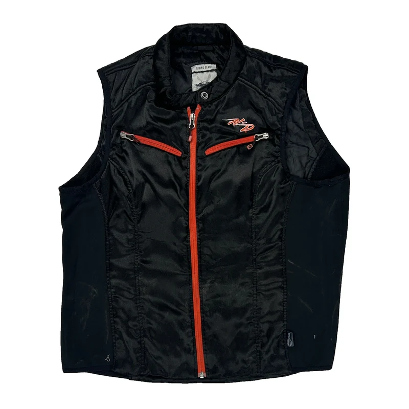 Riding Gear Harley Davidson Vest - XL Black Polyester